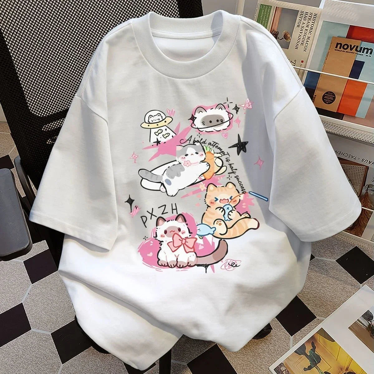 Summer's New Cute Cat T-Shirt